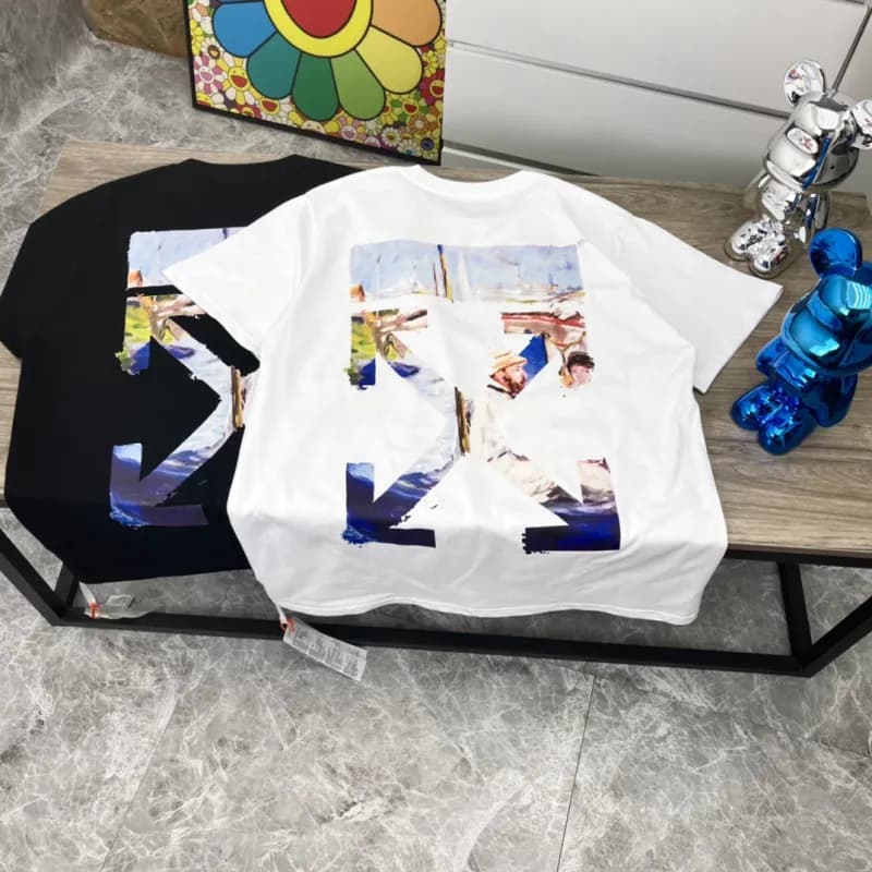 Off-White Arrow T-Shirt Diagonal Arrow Print — F06白色