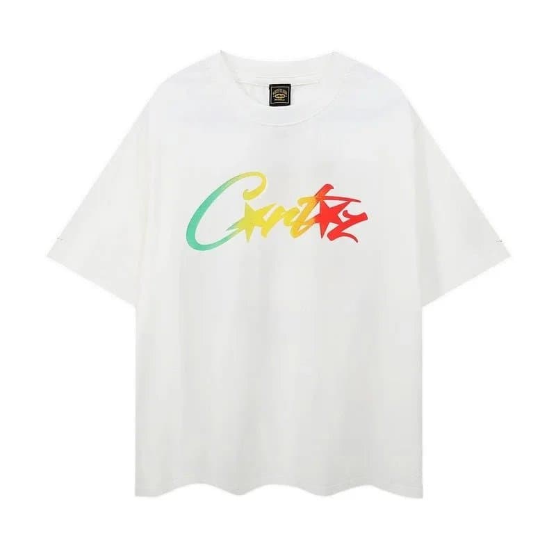 Corteiz Graphic Tee Pink Script Logo — 16