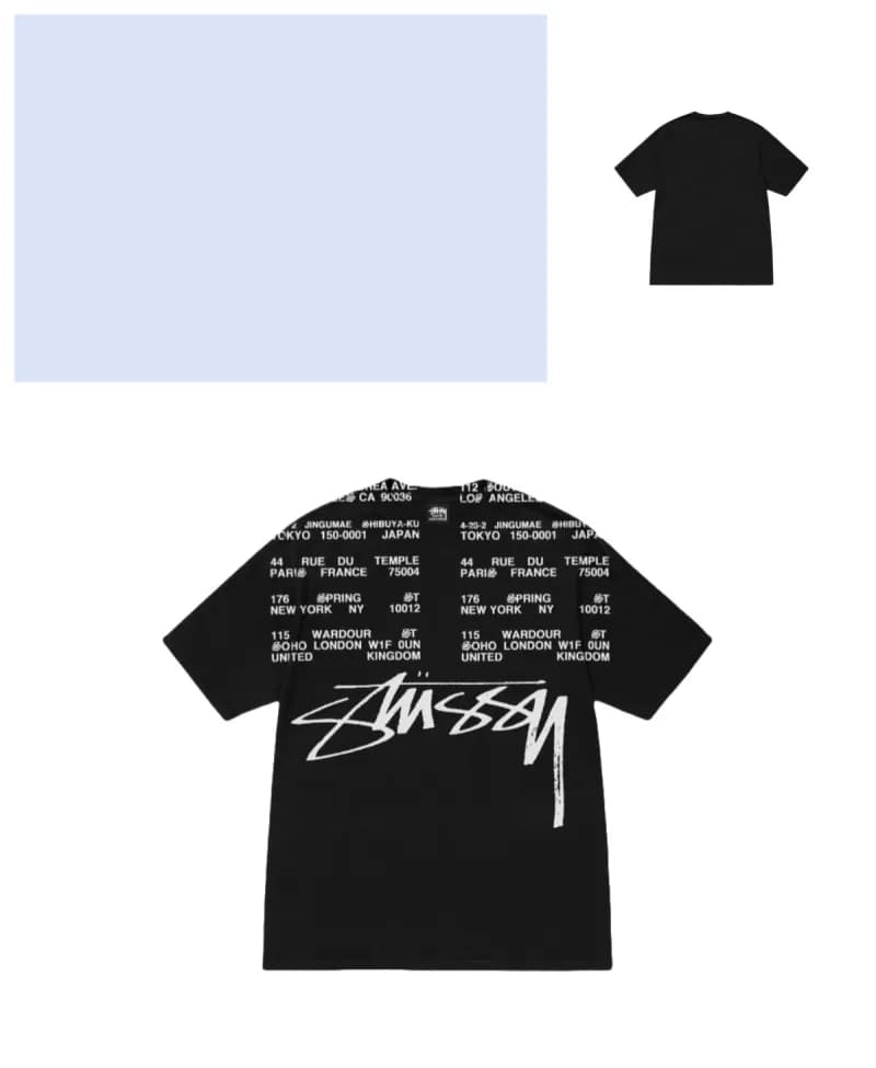 Stüssy Talking Heads Tee Graphic Print — 2007黑色