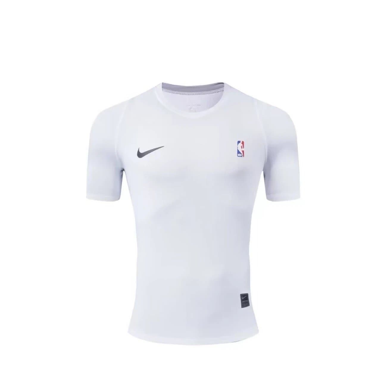 Under Armour HeatGear Compression Tee Solid White — 5