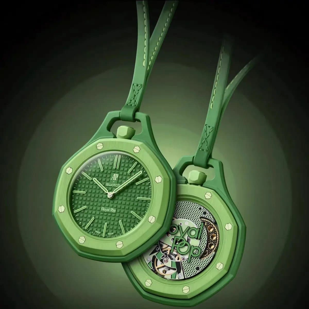 Audemars Piguet × Swatch Royal Oak Bioceramic Green