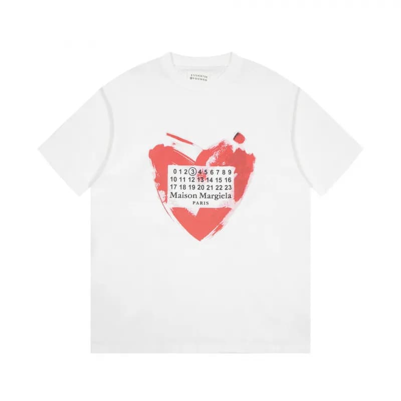 Maison Margiela T-Shirt White Stitch Logo — 830白色