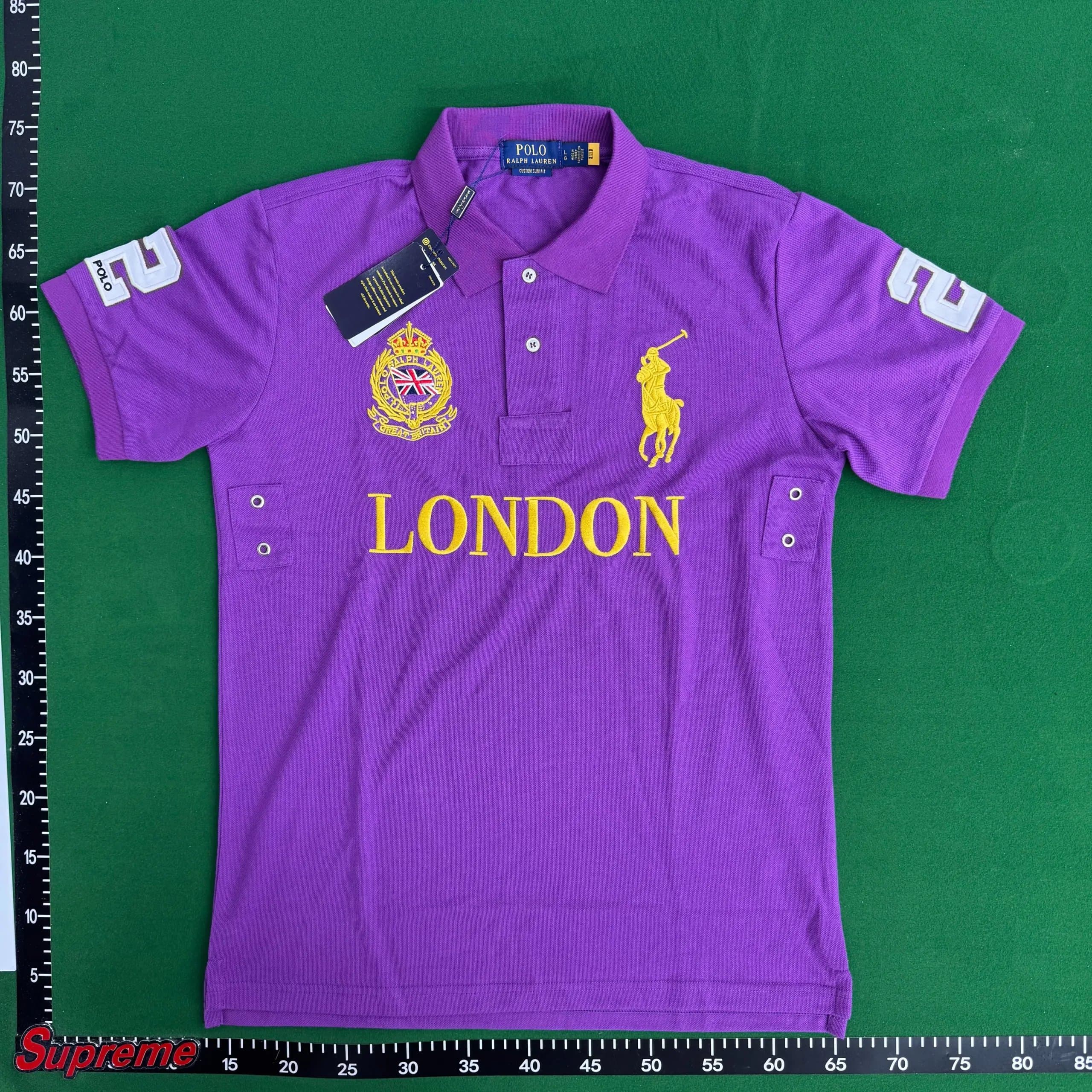 Polo Ralph Lauren Polo Shirt Milan Special Edition — 伦敦紫色