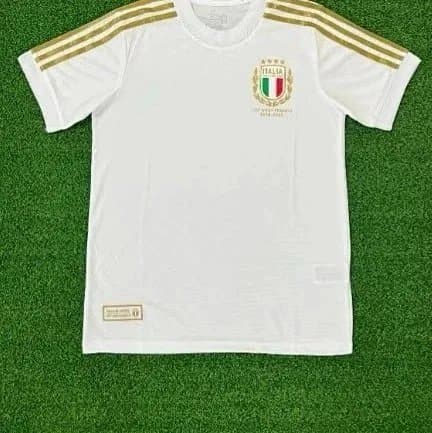 Adidas Spain National Team Jersey 2008 Away — 意大利120周年纪念版白色