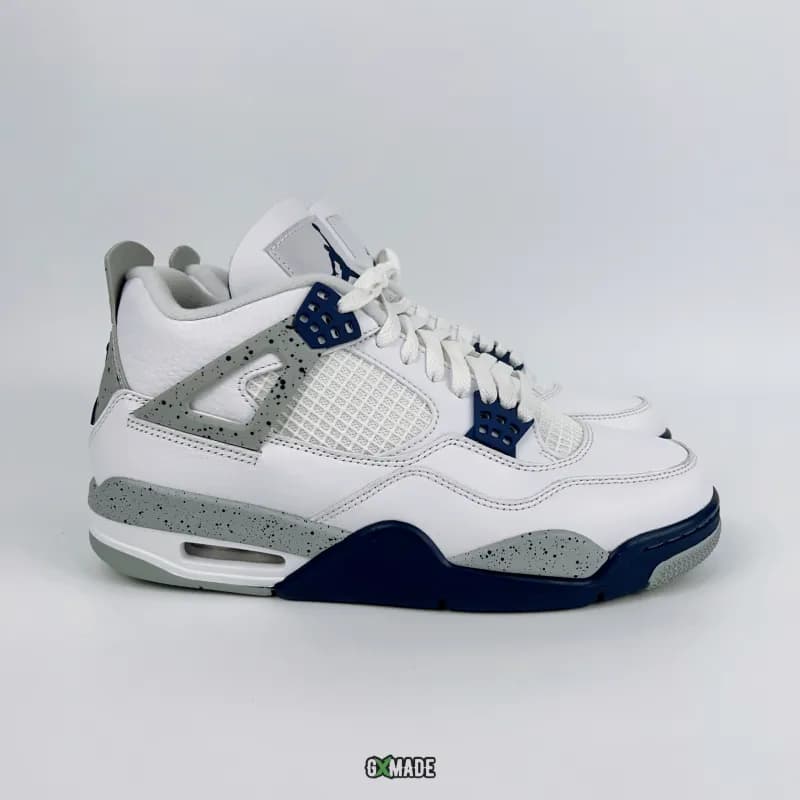 Air Jordan 4 Cool Grey — Midnight Navy