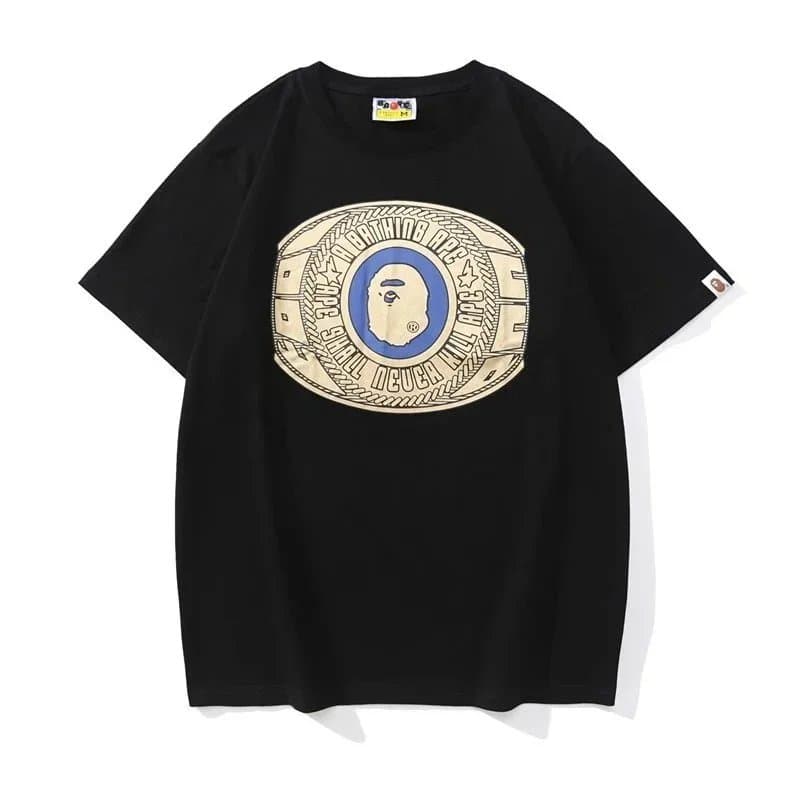 BAPE Cotton Tee Ape Head Logo — 28黑色