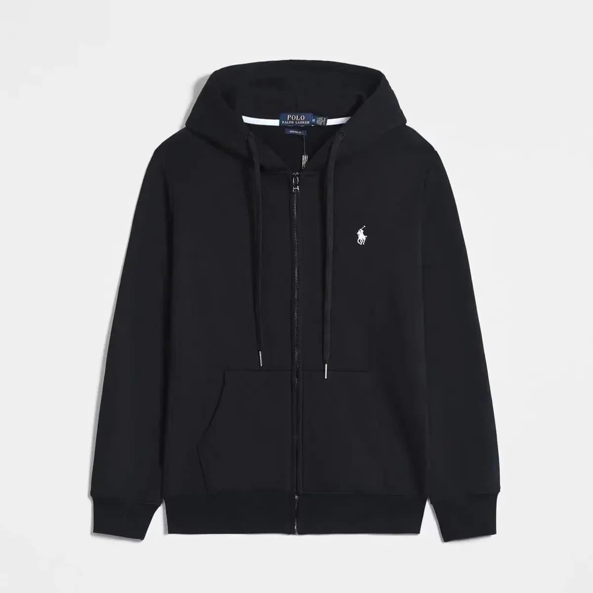 Polo Ralph Lauren Classic Fit Full-Zip Hoodie Solid White — BB08