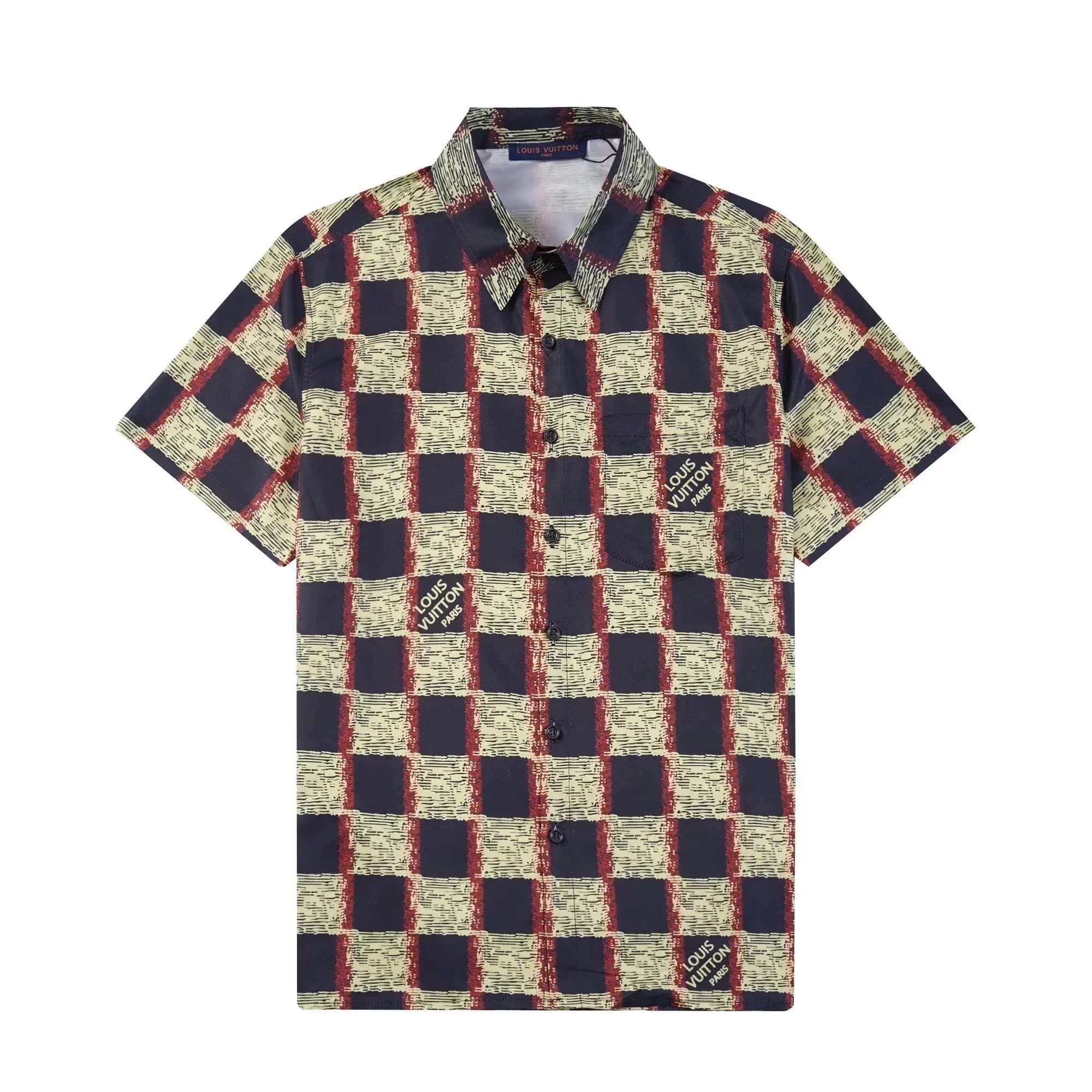 Amiri Camp Shirt Diamond Star Print — 17
