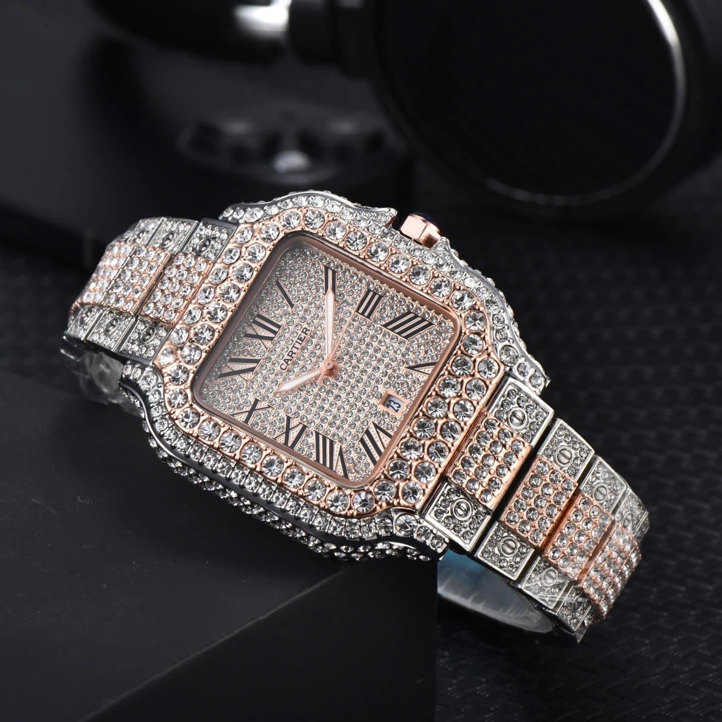 Santos de Cartier Fully Iced — 均码 · 4