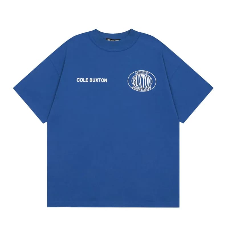 Cole Buxton Oval Logo Tee Athletic Blue