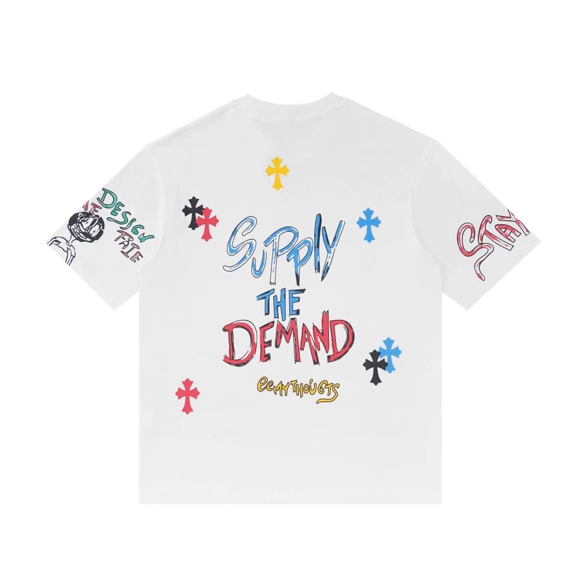 Chrome Hearts Graphic Tee Cross Logo Print — 38