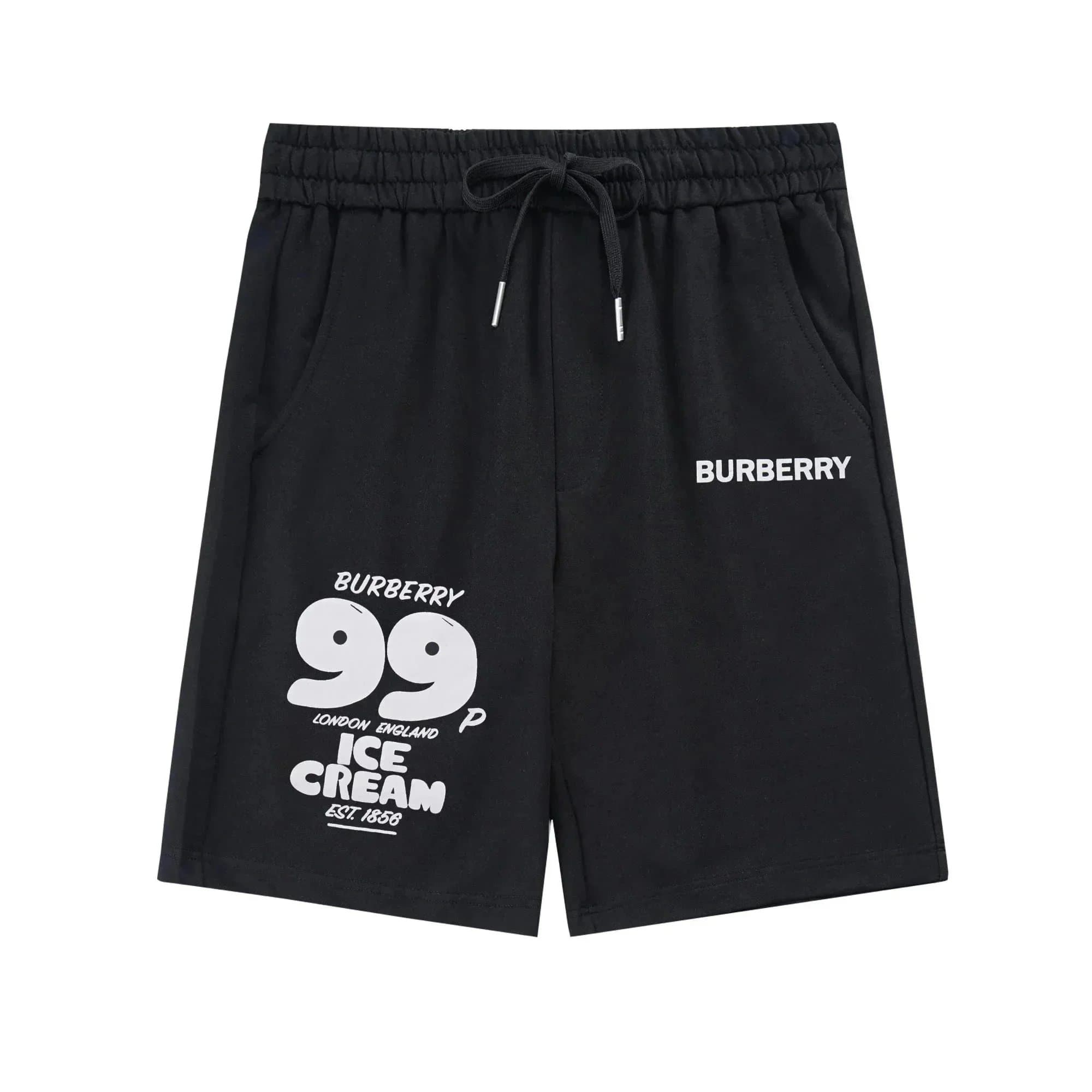 Balenciaga Printed Shorts Multicolor Logo Pattern — 21