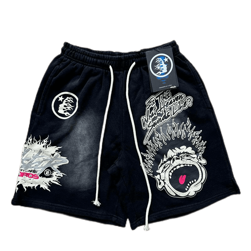 Hellstar Sport Shorts Flame Logo — 3