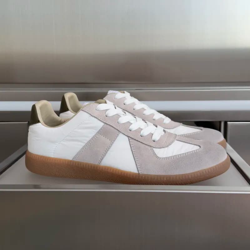 Maison Margiela Future Sneaker Metallic Silver — 白灰羽绒布