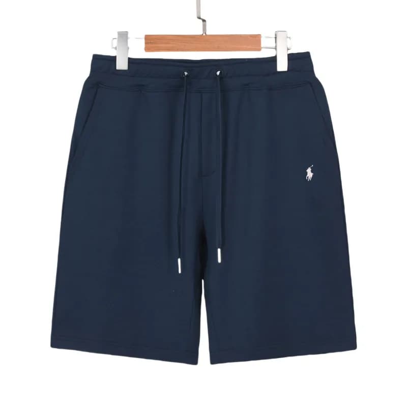 Polo Ralph Lauren Shorts Heather Grey — 棉短裤藏青+白马