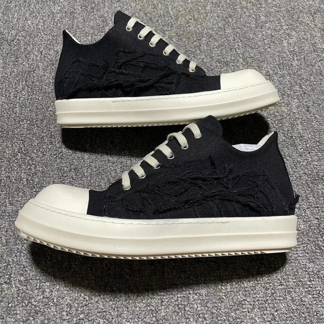 Rick Owens Drkshdw Runner Black/Off-White — RO破坏