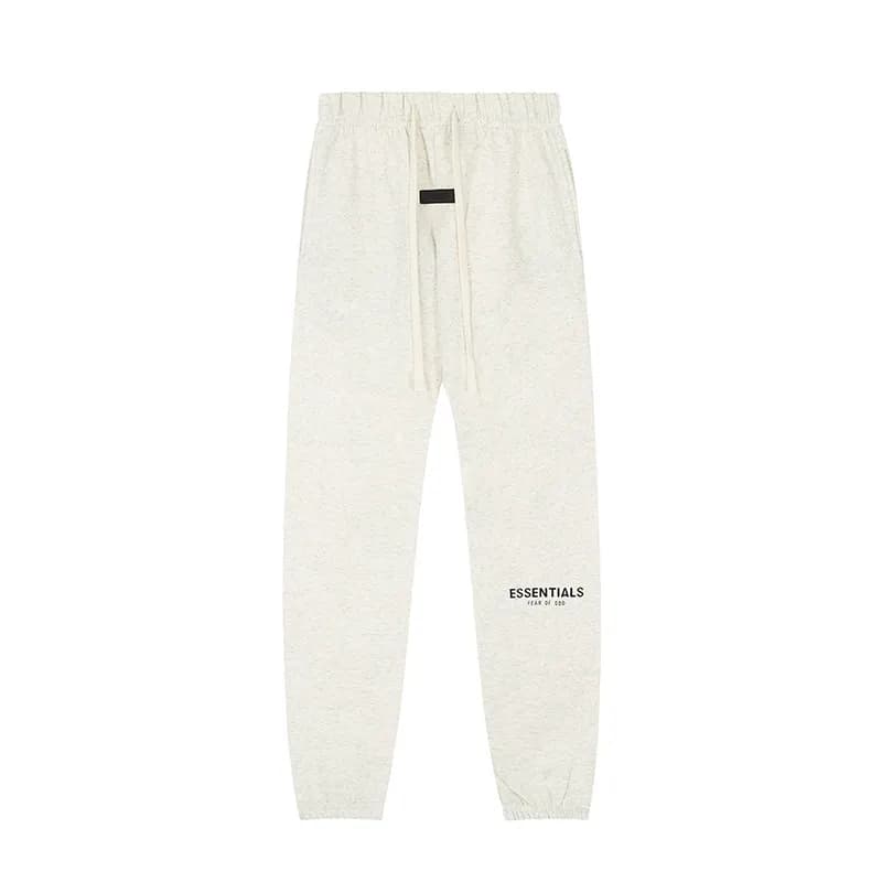 Fear of God Essentials Hooded Sweatshirt Essentials Logo — 670白灰裤子