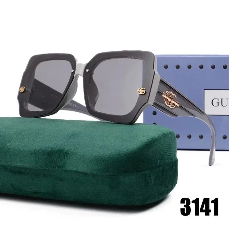 Gucci Square Sunglasses GG Logo Detail