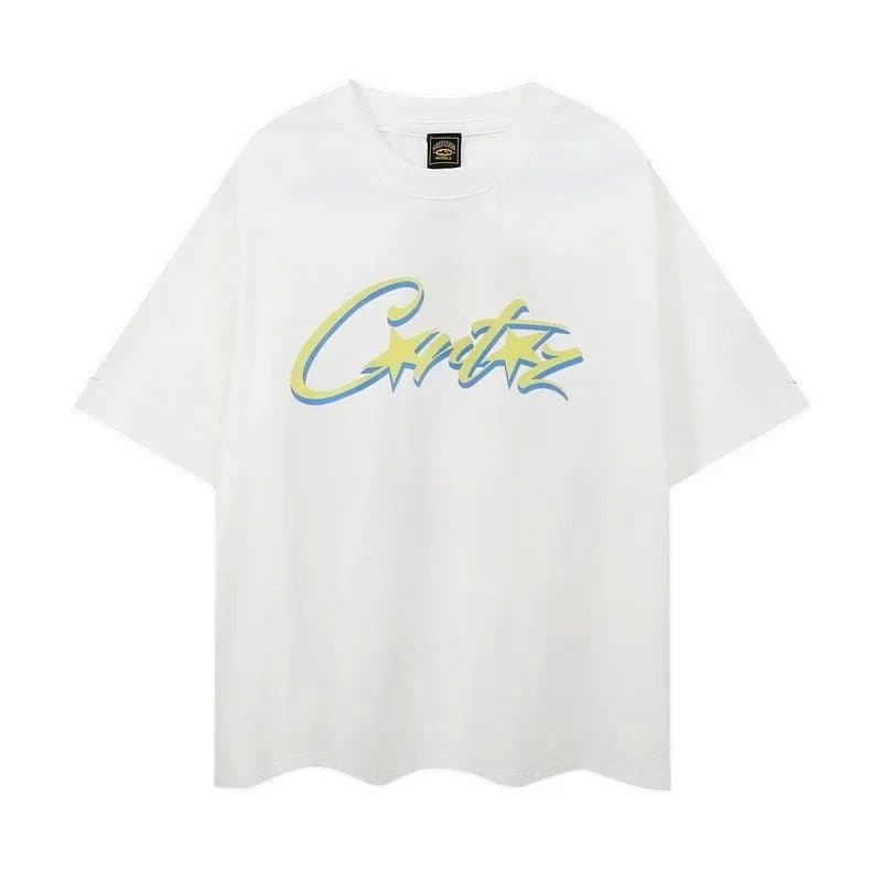Corteiz Graphic Tee Pink Script Logo — 12