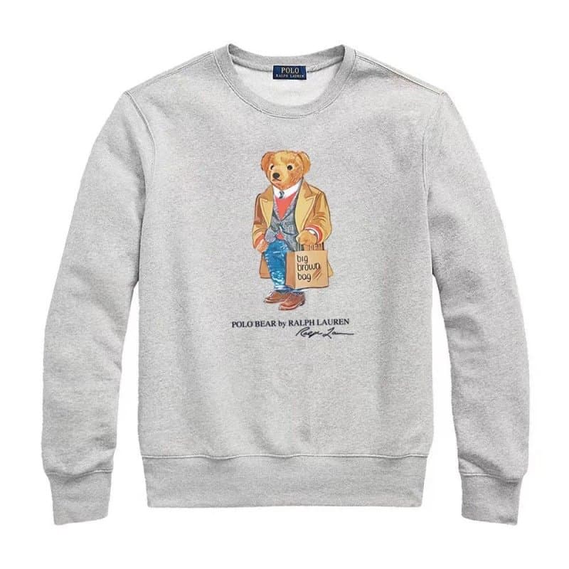 Polo Ralph Lauren Polo Bear Sweatshirt Off-White — Y2·灰色