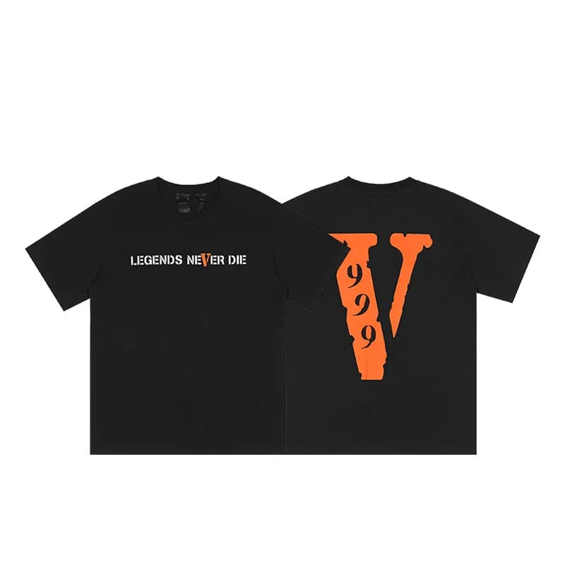 Versace Eagle Graphic Tee Mythical Eagle Print — 桔红色 6135黑色--65号