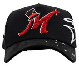 Chrome Hearts Snapback Cap Crystal Joker Embroidery — T02
