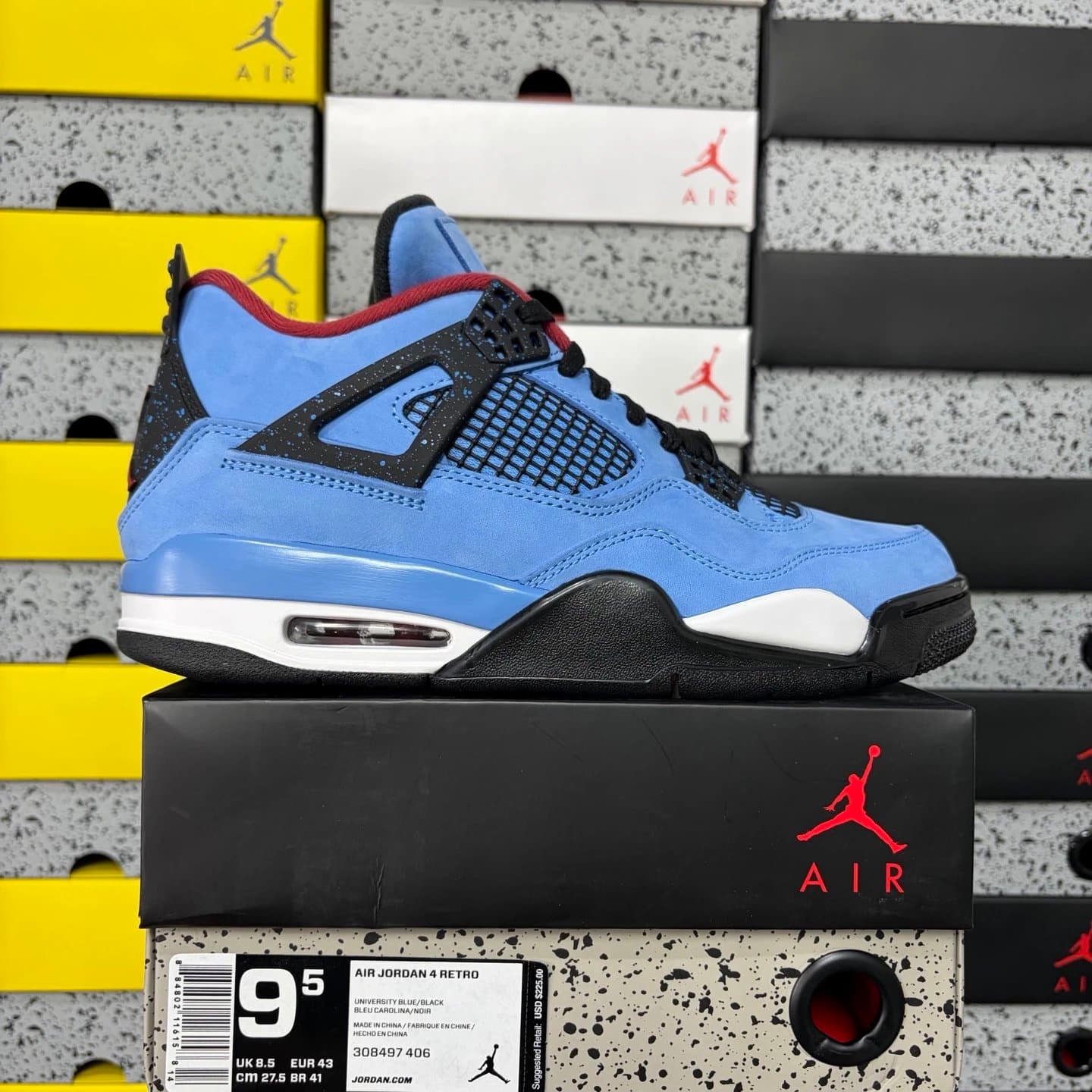 Air Jordan 4 Retro Bred Thunder — LJR版本 · 308497-406