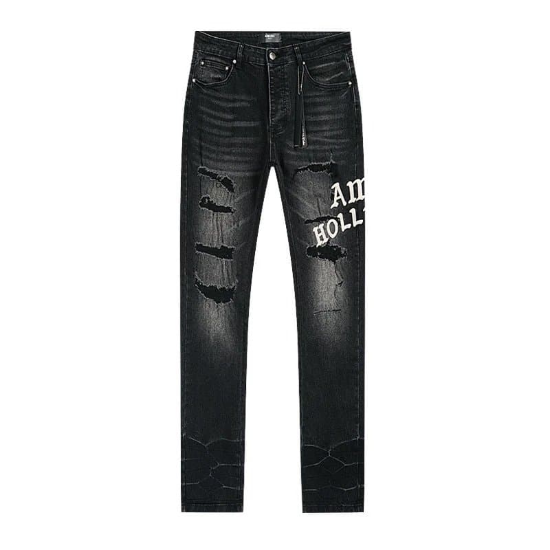 Corteiz Straight Fit Jeans Studded Galaxy — AM348