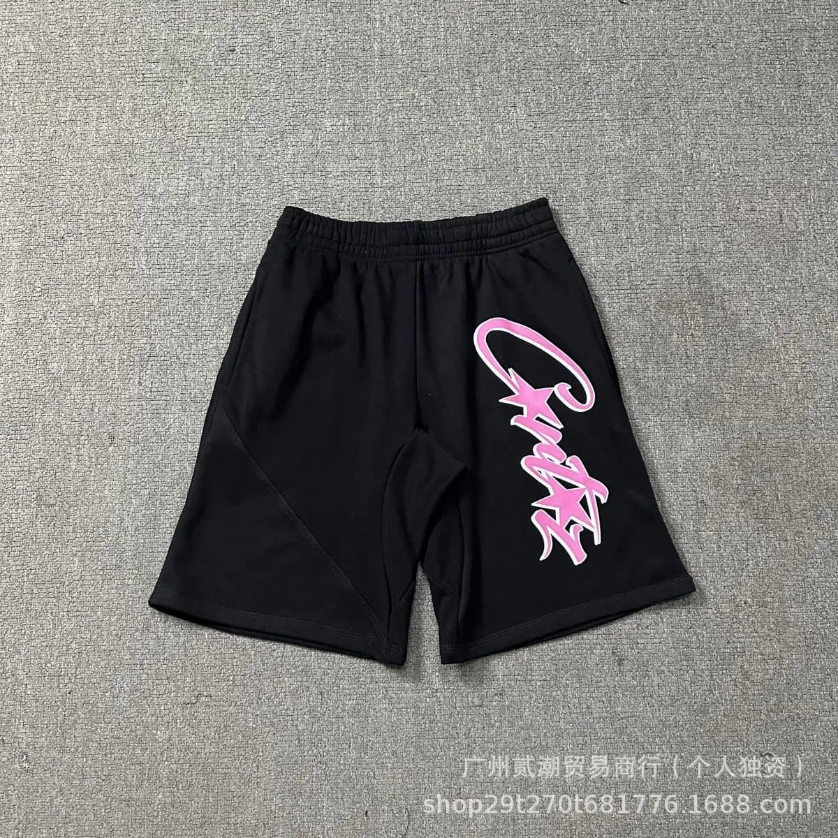 Travis Scott Cactus Jack Shorts Gold Script — 5228黑粉