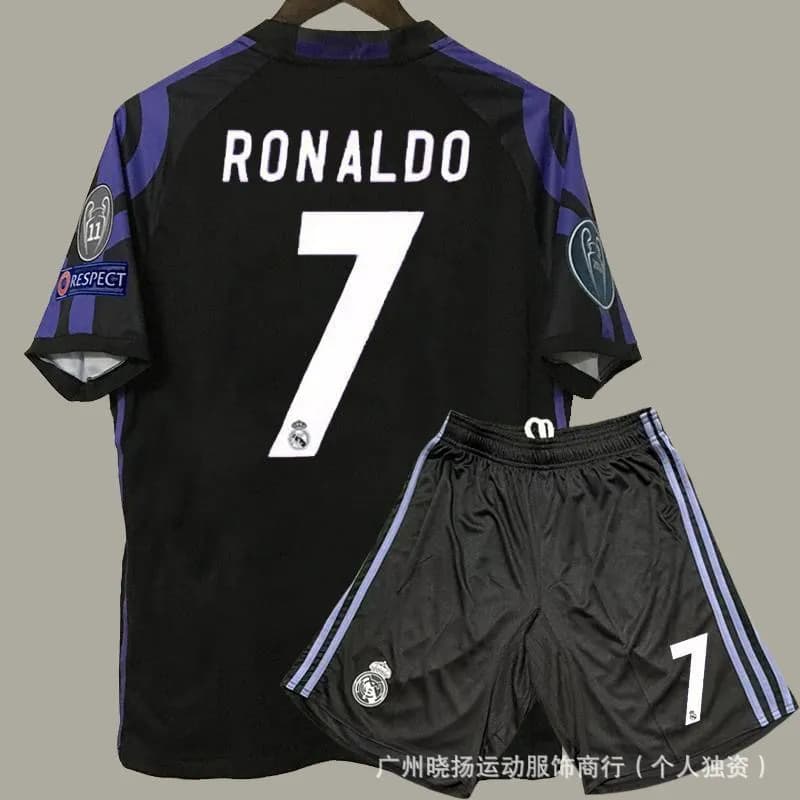 Adidas Real Madrid Home Kit Ronaldo #7 — 1617皇马二客场童装7号