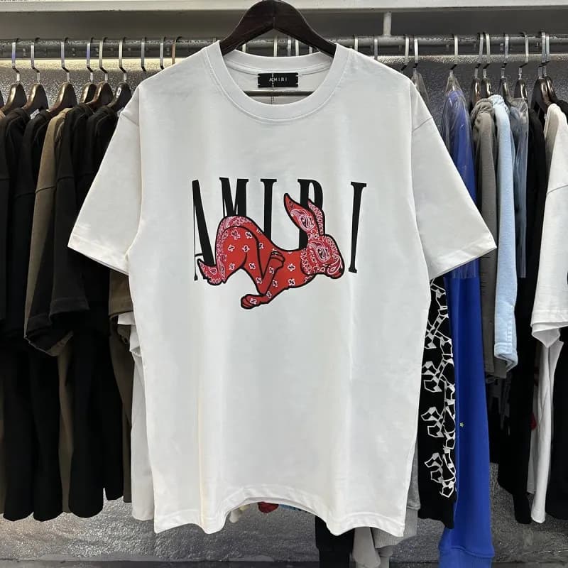 Aimé Leon Dore Logo T-Shirt AMIRI Logo Print — 961# 白