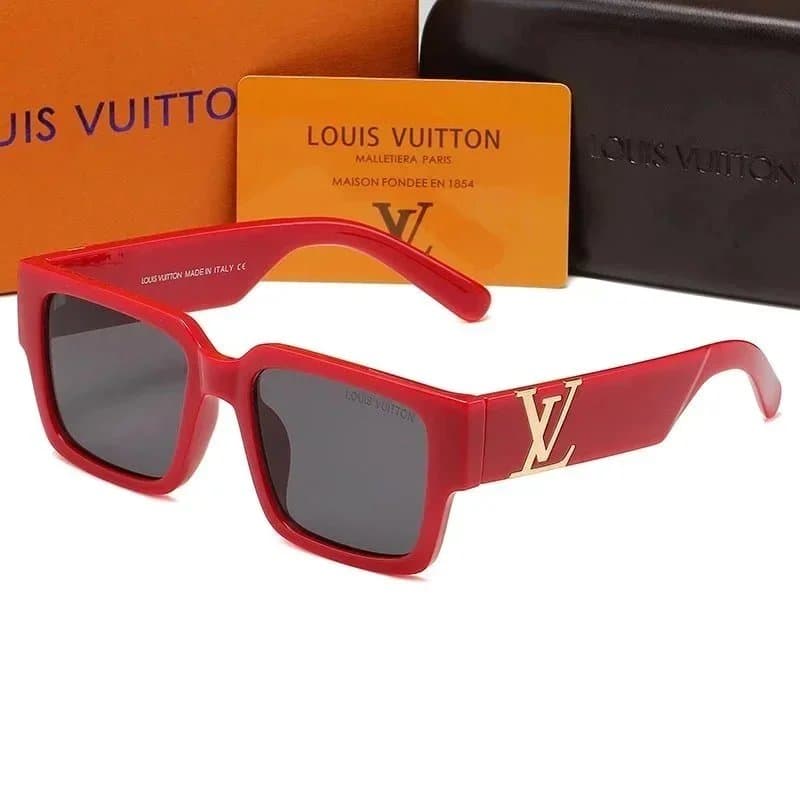 Louis Vuitton Square Sunglasses LV Logo Detail — 1739-2