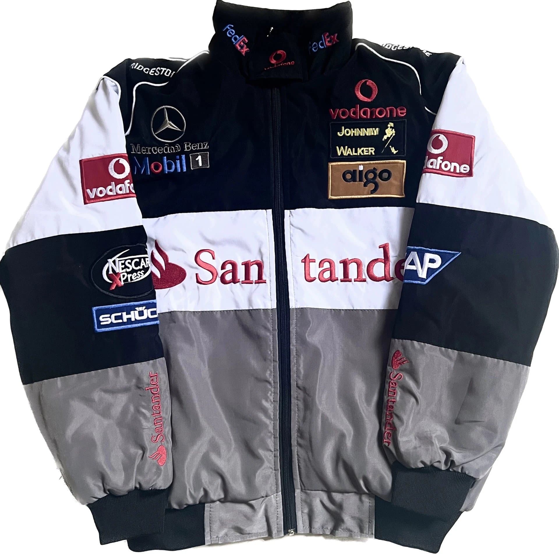 Race Jacket F1 Team — 灰奔【刺绣加棉款】