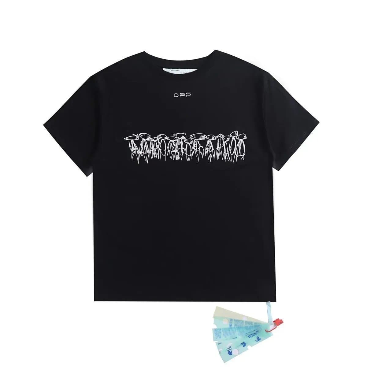 Off-White Graphic Tee Diag Print — 25