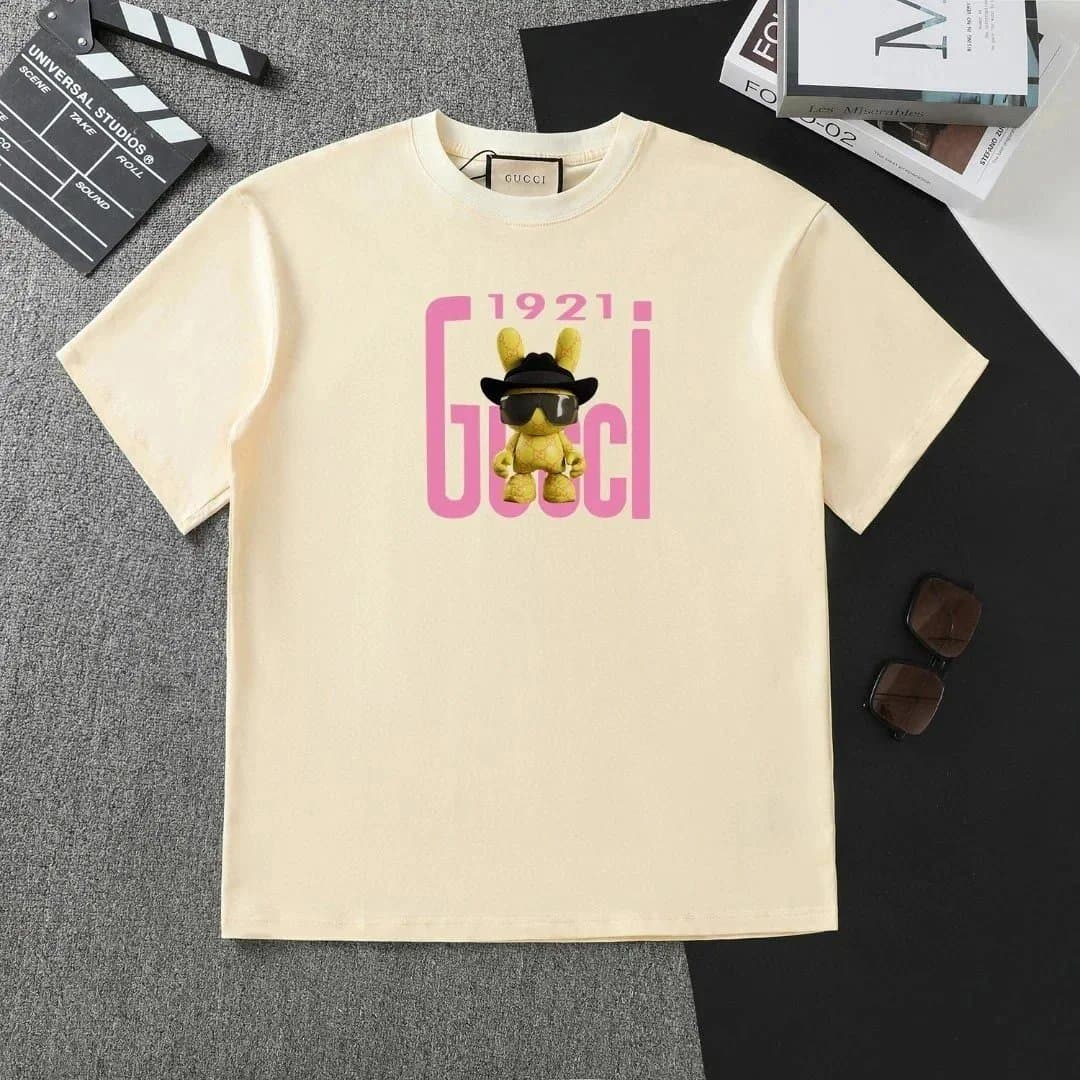 Gucci Graphic T-Shirt Monkey Logo — AM010103489