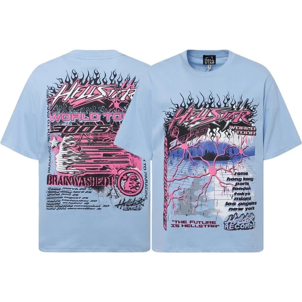 Hellstar Tour Tee Path to Paradise — 3222蓝色