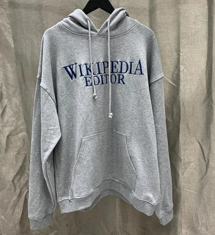 Vetements Hooded Sweatshirt Wikipedia Editor