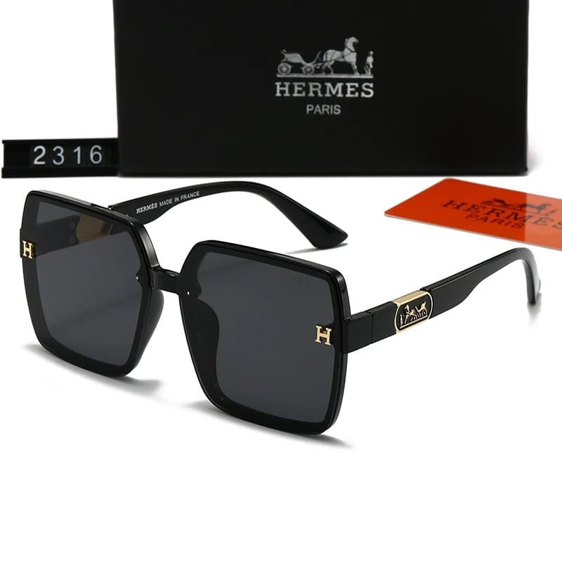Hermès Square Sunglasses Gradient Lens — 2316-D