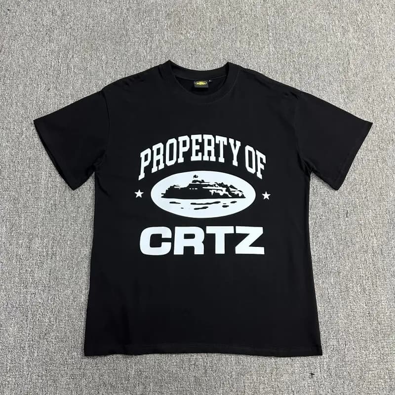Graphic Tee Corteiz Rules The World — 3113 黑色