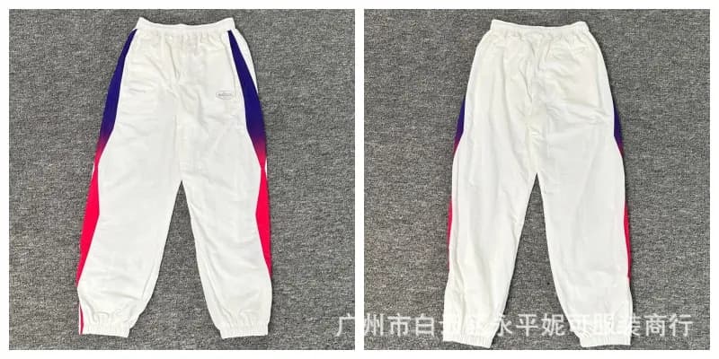 Corteiz Track Pants CRZ Shield Logo — B9968裤子/米白