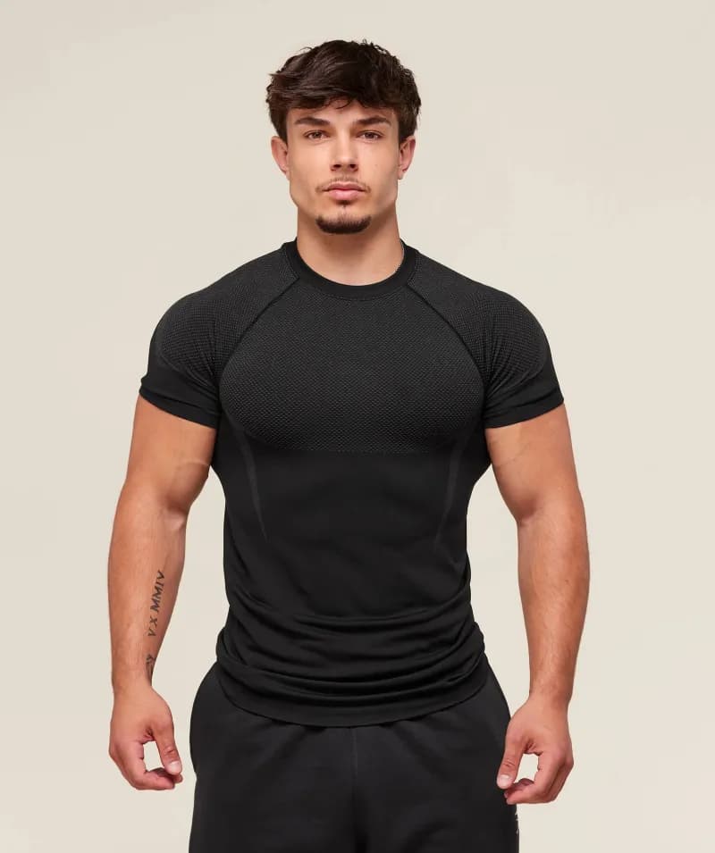 Lululemon Athletic T-Shirt Mesh Panel