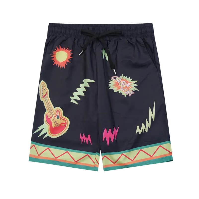 Balenciaga Heart Print Shorts Gradient Heart Pattern — 740