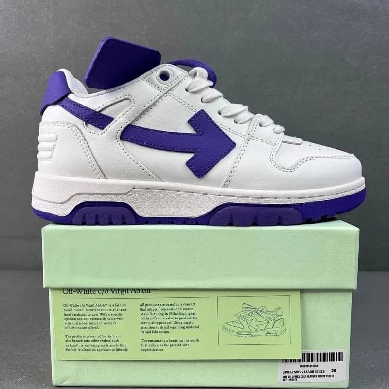 Off-White Virgil Abloh Light Blue Navy — 白紫 F22 10135