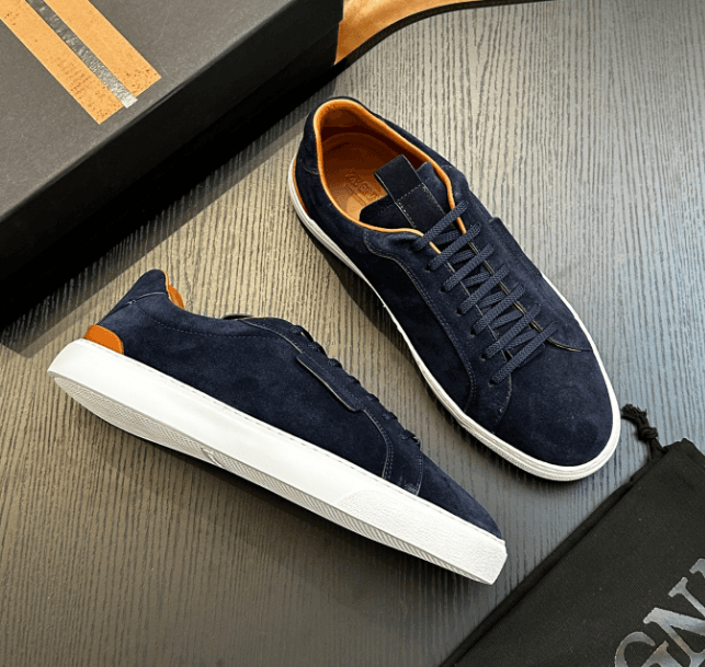 Prada Espresso Sneaker Black Suede — 21