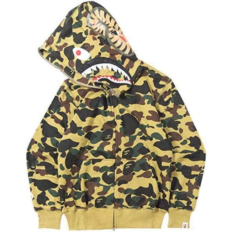 BAPE Shark Hoodie 1st Camo