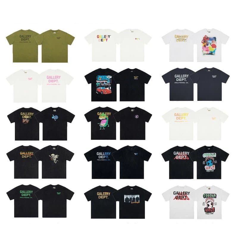 Gallery Dept. Screen Depot Tee Washed Black — D32洗水黑