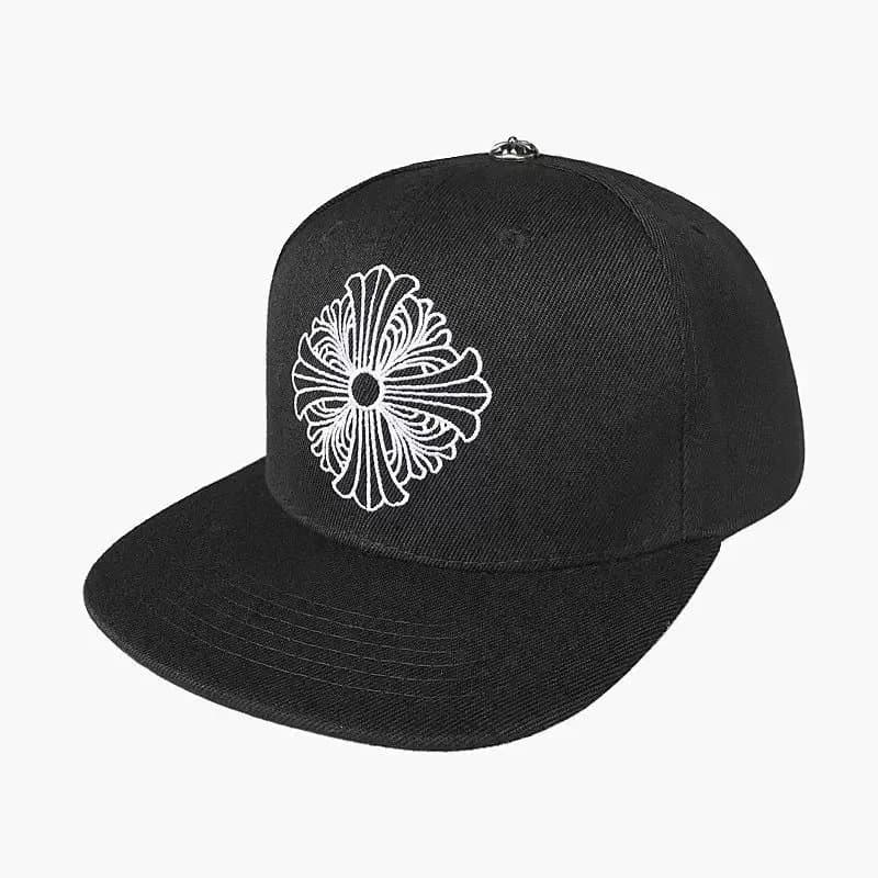 Chrome Hearts Trucker Cap Hollywood Cross — 16-High version