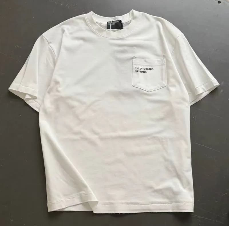 Off-White Long-Sleeve Tee Eternity and Time Print — 678