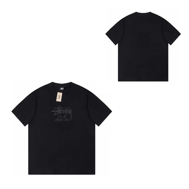 Stüssy Logo T-Shirt White Logo — 314黑色
