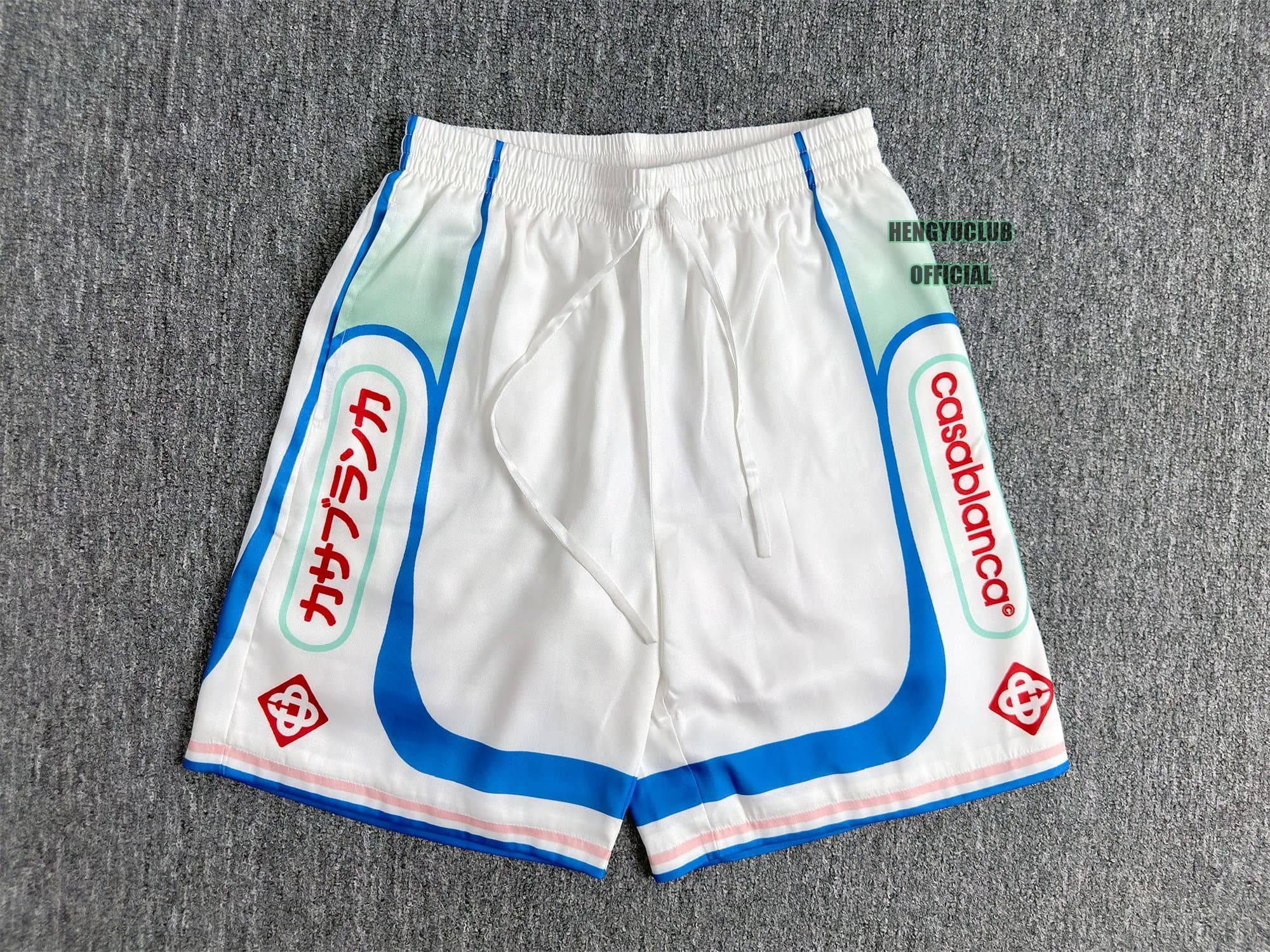 Casablanca Shorts Kasablanca Logo Panel